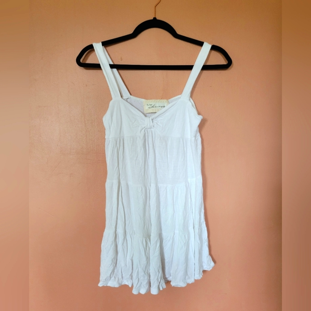 Flowy white tank top, size medium